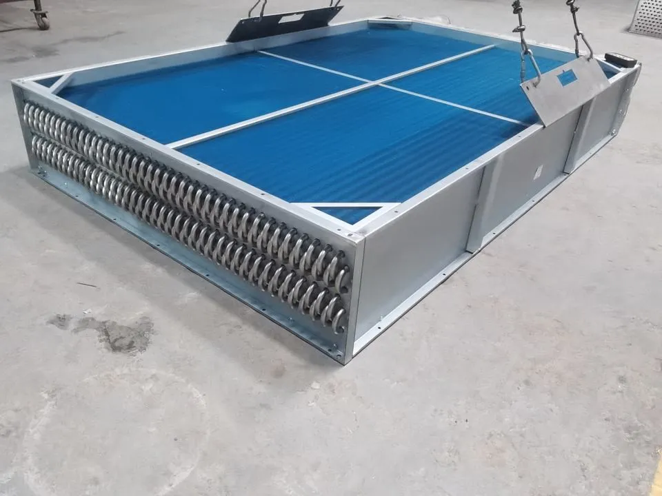 Large Stainless Steel Air Cooler And Steam Condensation Heat Exchanger For Waste Heat Recovery Systems factory