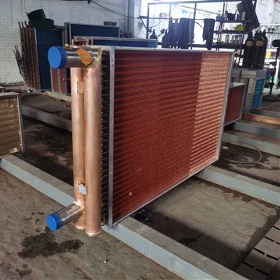 Cyrydiad Cyfnewidydd Gwres Asgell Tiwb Copr Effeithlonrwydd Uchel-Prawf ar gyfer Cymwysiadau Diwydiannol HVAC